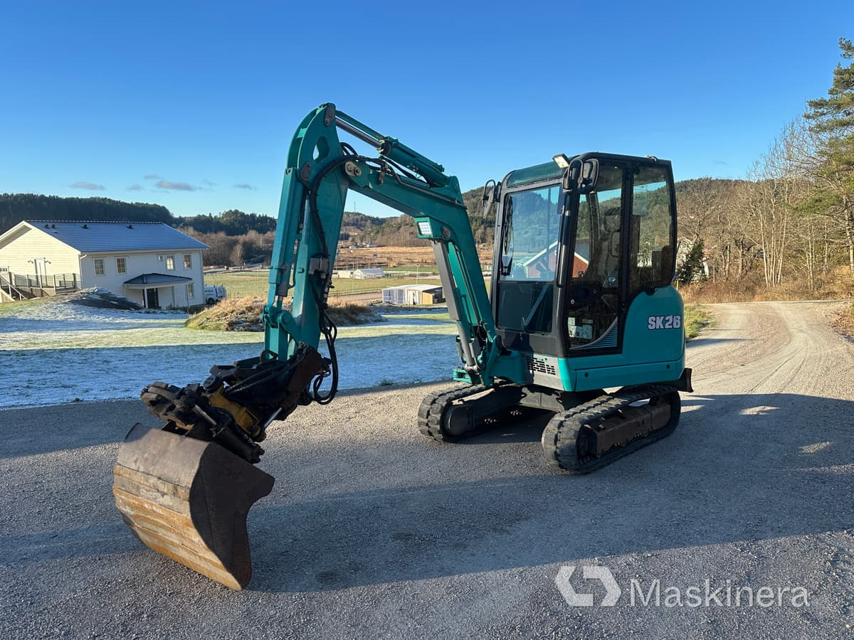 Grävmaskin Kobelco SK26 - Bandgrävare: bild 1 Grävmaskin Kobelco SK26 - Bandgrävare: bild 1