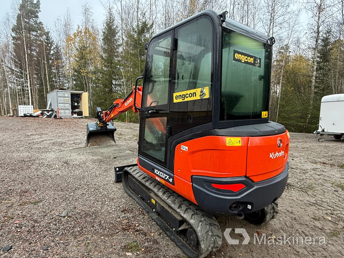 Grävmaskin Kubota KX027-4 med flera redskap - Bandgrävare: bild 4 Grävmaskin Kubota KX027-4 med flera redskap - Bandgrävare: bild 4