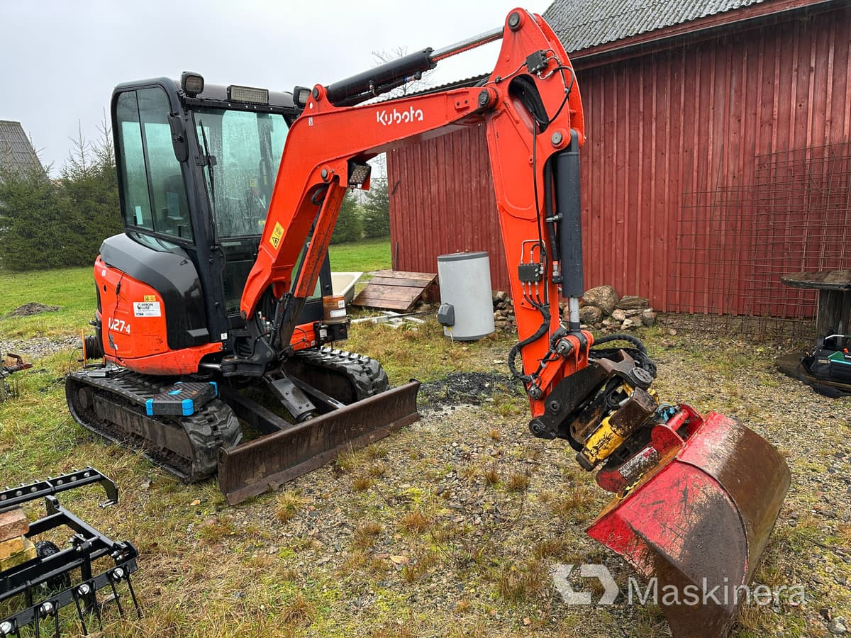 Grävmaskin Kubota U27-4 - Bandgrävare: bild 3 Grävmaskin Kubota U27-4 - Bandgrävare: bild 3
