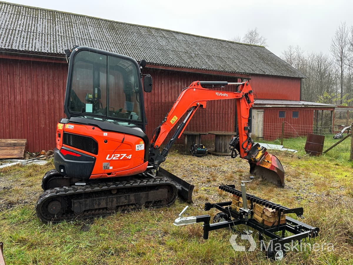 Grävmaskin Kubota U27-4 - Bandgrävare: bild 4 Grävmaskin Kubota U27-4 - Bandgrävare: bild 4