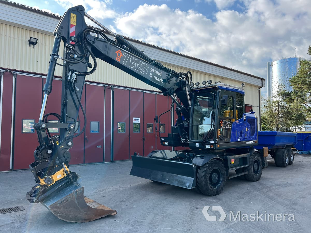 Hjulgrävare Hyundai HW170A CR med tillbehör - Bandgrävare: bild 1 Hjulgrävare Hyundai HW170A CR med tillbehör - Bandgrävare: bild 1