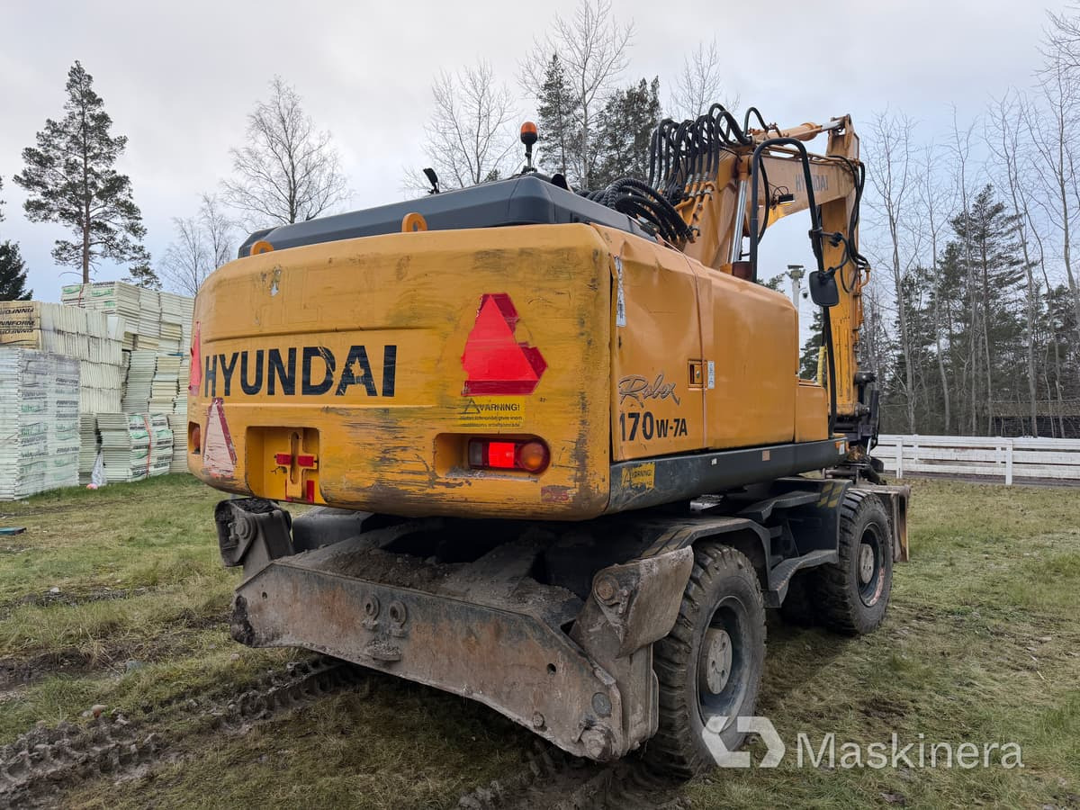 Hjulgrävare Hyundai Robex 170W-7A - Bandgrävare: bild 5 Hjulgrävare Hyundai Robex 170W-7A - Bandgrävare: bild 5