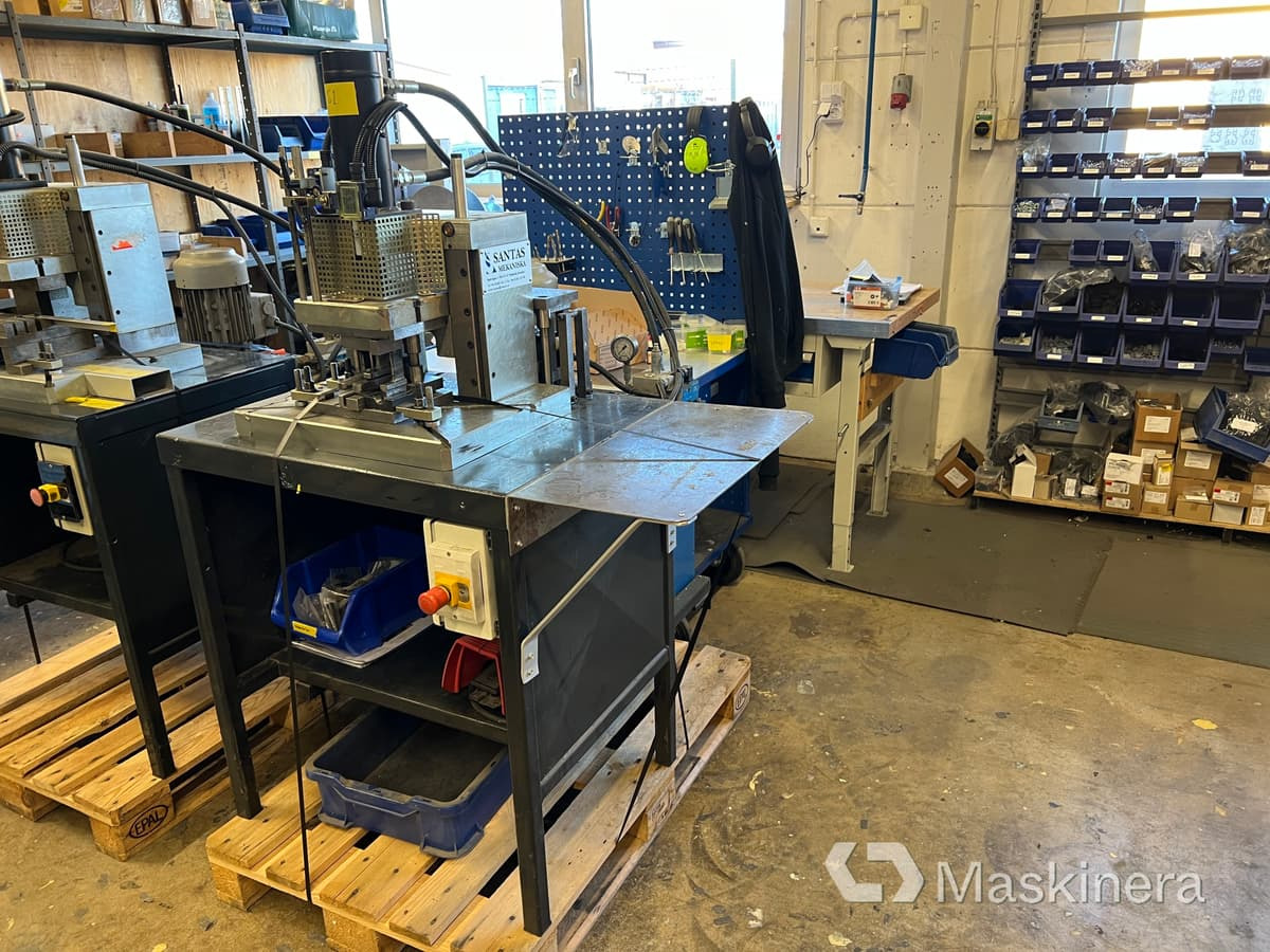 Hydraulisk press Santas Mekaniska DS88 - Kantpress: bild 2 Hydraulisk press Santas Mekaniska DS88 - Kantpress: bild 2