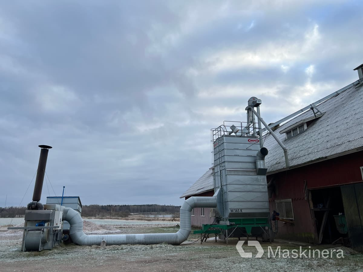 Mepu M365K & Mabre GDS 580 C65 Spannmålstork Mepu M365 K med flispanna Mabre GDS580C65 - Utrustning för processering av skörd: bild 1 Mepu M365K & Mabre GDS 580 C65 Spannmålstork Mepu M365 K med flispanna Mabre GDS580C65 - Utrustning för processering av skörd: bild 1