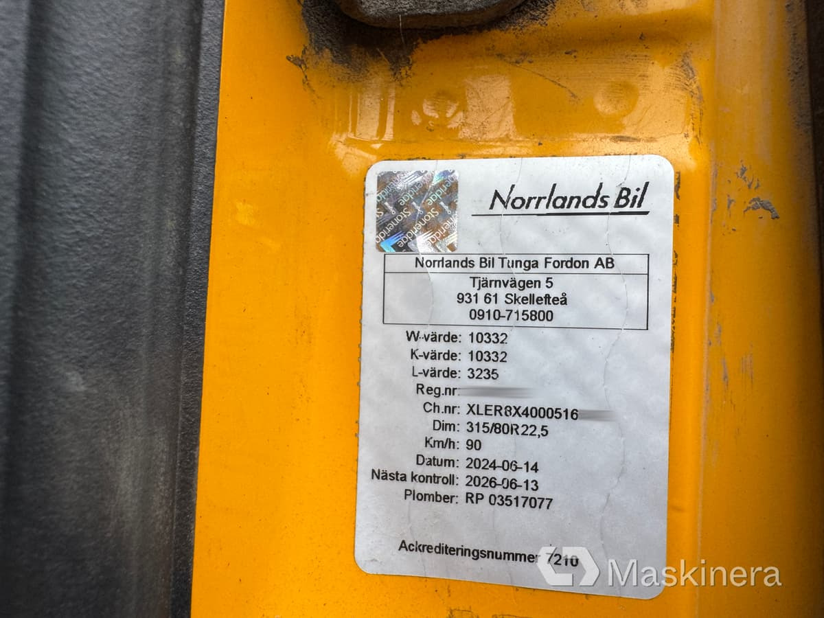 Tippbil lastbil Scania R500LB8X4*4HHA Kassett bil Scania R500 tridem med vagn: bild 10 Tippbil lastbil Scania R500LB8X4*4HHA Kassett bil Scania R500 tridem med vagn: bild 10