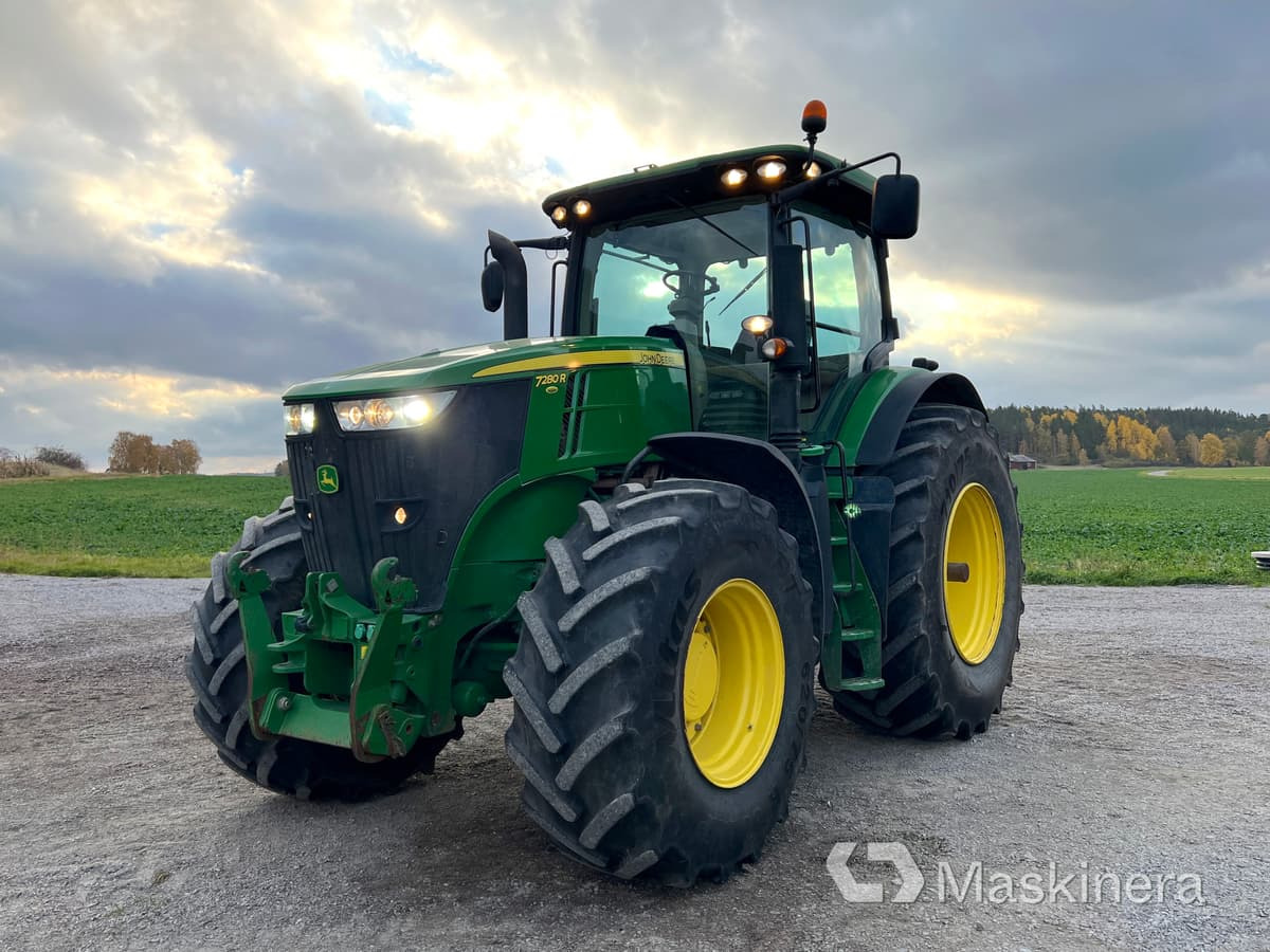Traktor John Deere 7280R med dubbelmontage & GPS - Traktor: bild 1 Traktor John Deere 7280R med dubbelmontage & GPS - Traktor: bild 1