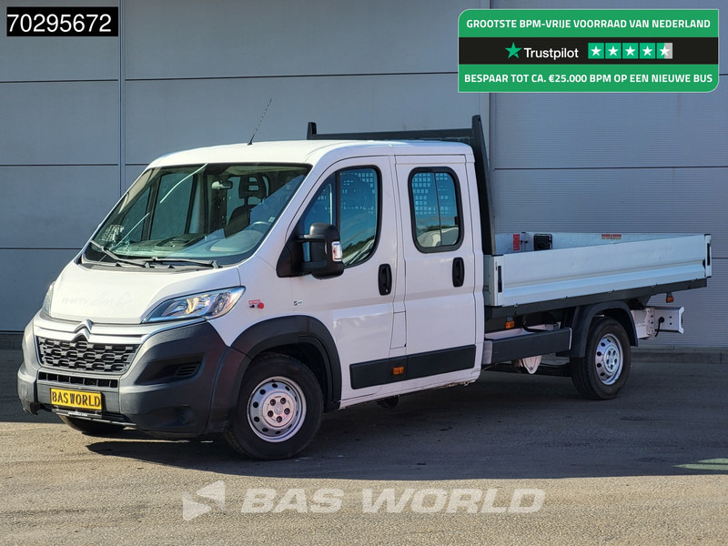 Citroën Jumper 140PK Open Laadbak Dubbel Cabine Airco Euro6 Pritsche Pickup Open Box Airco - Transportbil med flak: bild 1 Citroën Jumper 140PK Open Laadbak Dubbel Cabine Airco Euro6 Pritsche Pickup Open Box Airco - Transportbil med flak: bild 1