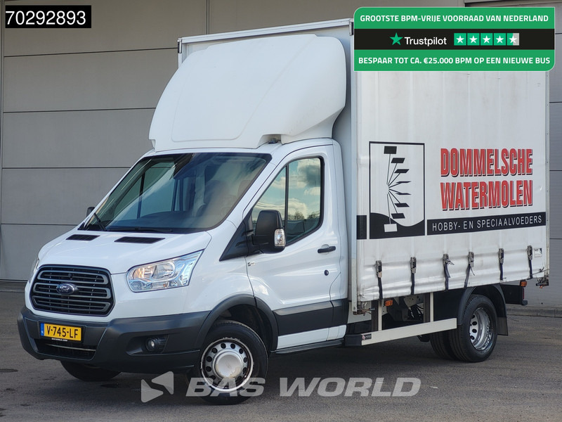 Ford Transit 130pk Dubbellucht Schuifzeilen Navi Airco Cruise Euro6 APK 02-2026 Zeilen Zeilenwagen Plane Bakwagen Meubelbak Koffer 17m3 Airco - Transportbil med kapell: bild 1 Ford Transit 130pk Dubbellucht Schuifzeilen Navi Airco Cruise Euro6 APK 02-2026 Zeilen Zeilenwagen Plane Bakwagen Meubelbak Koffer 17m3 Airco - Transportbil med kapell: bild 1