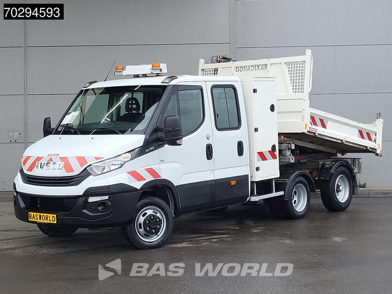 Iveco Daily 35C15 3.0L Kipper met Kist Maxicargo Airco Cruise Camera Euro6 Tipper Benne Kieper 2m3 Airco Dubbel cabine Cruise control - Transportbil med tippflak: bild 3 Iveco Daily 35C15 3.0L Kipper met Kist Maxicargo Airco Cruise Camera Euro6 Tipper Benne Kieper 2m3 Airco Dubbel cabine Cruise control - Transportbil med tippflak: bild 3