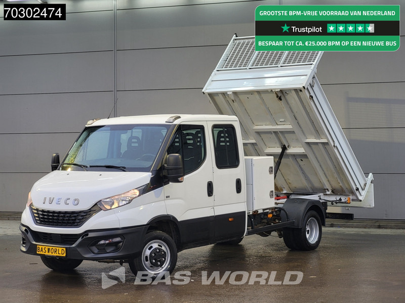 Iveco Daily 35C16 3.0L Kipper met Kist Dubbel Cabine Dubbellucht 3,5t Trekhaak Airco Cruise Euro6 Tipper Benne Kieper Airco Trekhaak Cruise - Transportbil med tippflak: bild 1 Iveco Daily 35C16 3.0L Kipper met Kist Dubbel Cabine Dubbellucht 3,5t Trekhaak Airco Cruise Euro6 Tipper Benne Kieper Airco Trekhaak Cruise - Transportbil med tippflak: bild 1