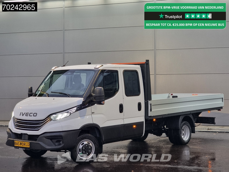 Iveco Daily 35C18 3.0L Automaat 180PK 2025-Model Dubbel Cabine Open laadbak Dubbellucht Navi ACC LED 3,5T Trekvermogen Euro6 Pritsche Pickup - Transportbil med flak: bild 1 Iveco Daily 35C18 3.0L Automaat 180PK 2025-Model Dubbel Cabine Open laadbak Dubbellucht Navi ACC LED 3,5T Trekvermogen Euro6 Pritsche Pickup - Transportbil med flak: bild 1