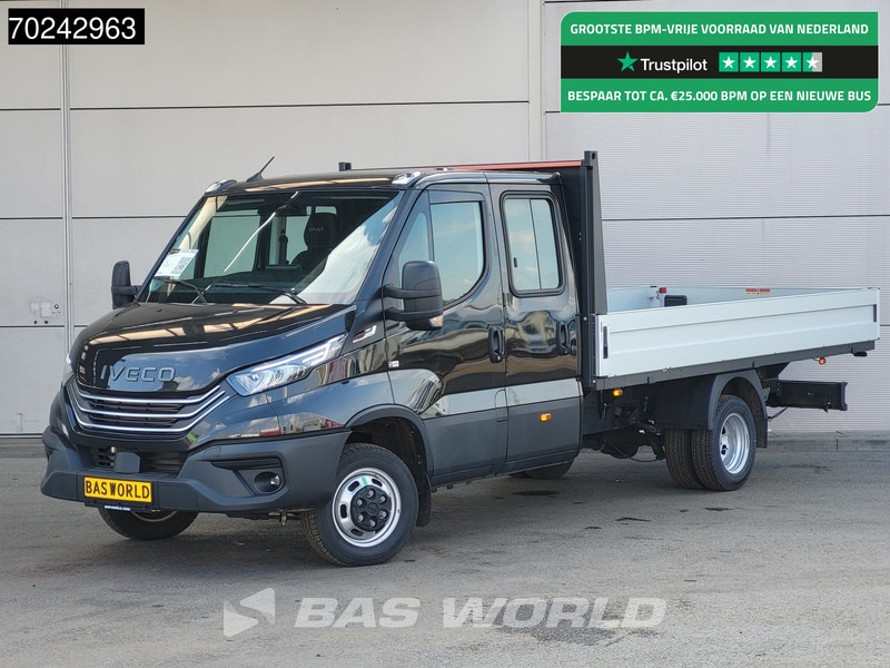 Iveco Daily 35C18 3.0L Automaat 180PK 2025-Model Open laadbak Dubbel Cabine Navi ACC LED 3,5T Trekvermogen Euro6 Pritsche Pickup Airco Dubbe - Transportbil med flak: bild 1 Iveco Daily 35C18 3.0L Automaat 180PK 2025-Model Open laadbak Dubbel Cabine Navi ACC LED 3,5T Trekvermogen Euro6 Pritsche Pickup Airco Dubbe - Transportbil med flak: bild 1