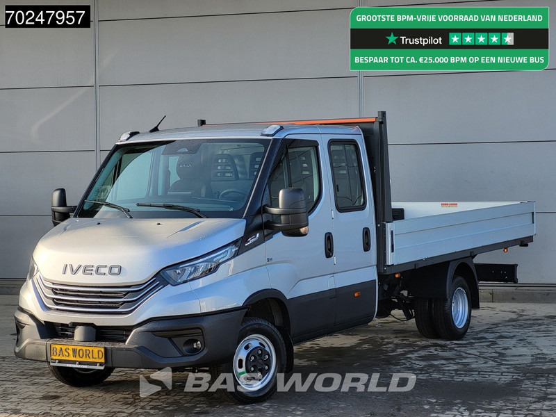 Iveco Daily 35C18 3.0L Automaat 180PK Dubbel Cabine Open Laadbak 2025-Model Dubbellucht 3,5t Trekvermogen ACC LED Navi Euro6 Pritsche Pickup - Transportbil med flak: bild 1 Iveco Daily 35C18 3.0L Automaat 180PK Dubbel Cabine Open Laadbak 2025-Model Dubbellucht 3,5t Trekvermogen ACC LED Navi Euro6 Pritsche Pickup - Transportbil med flak: bild 1
