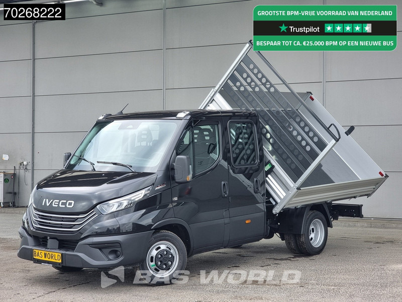 Iveco Daily 35C21 3 zijdige Kipper Dubbel Cabine 210PK 3.0L Dubbellucht Airco Cruise LED Camera Tipper 2m3 Airco - Transportbil med tippflak: bild 1 Iveco Daily 35C21 3 zijdige Kipper Dubbel Cabine 210PK 3.0L Dubbellucht Airco Cruise LED Camera Tipper 2m3 Airco - Transportbil med tippflak: bild 1