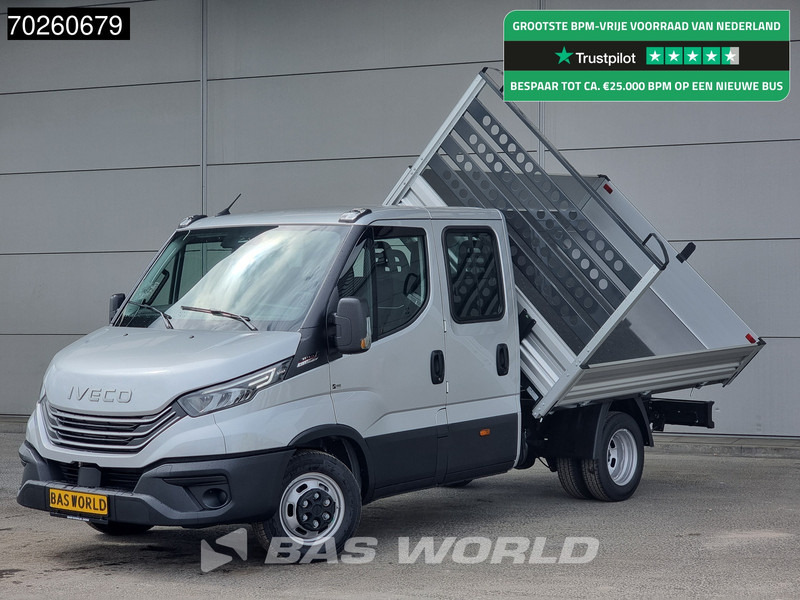 Iveco Daily 35C21 3 zijdige Kipper Dubbel Cabine 210PK 3.0L Dubbellucht Airco Cruise LED Camera Tipper Benne Kieper 2m3 Airco - Transportbil med tippflak: bild 1 Iveco Daily 35C21 3 zijdige Kipper Dubbel Cabine 210PK 3.0L Dubbellucht Airco Cruise LED Camera Tipper Benne Kieper 2m3 Airco - Transportbil med tippflak: bild 1