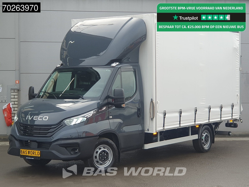 Iveco Daily 35S18 3.0L Automaat Schuifzeilen Laadklep 2025-Model ACC LED Navi 3,5t Trekvermogen Euro6 Schuifzeil Zeilen Meubelbak Bakwagen K - Transportbil med kapell: bild 1 Iveco Daily 35S18 3.0L Automaat Schuifzeilen Laadklep 2025-Model ACC LED Navi 3,5t Trekvermogen Euro6 Schuifzeil Zeilen Meubelbak Bakwagen K - Transportbil med kapell: bild 1