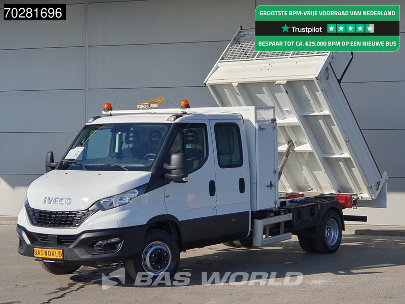 Iveco Daily 70C18 3.0L Kipper Dubbel Cabine Dubbellucht 3,5t Trekhaak Airco Cruise Camera Zwaailampen Euro6 Tipper Benne Kieper 2m3 Airco Tr - Transportbil med tippflak: bild 1 Iveco Daily 70C18 3.0L Kipper Dubbel Cabine Dubbellucht 3,5t Trekhaak Airco Cruise Camera Zwaailampen Euro6 Tipper Benne Kieper 2m3 Airco Tr - Transportbil med tippflak: bild 1