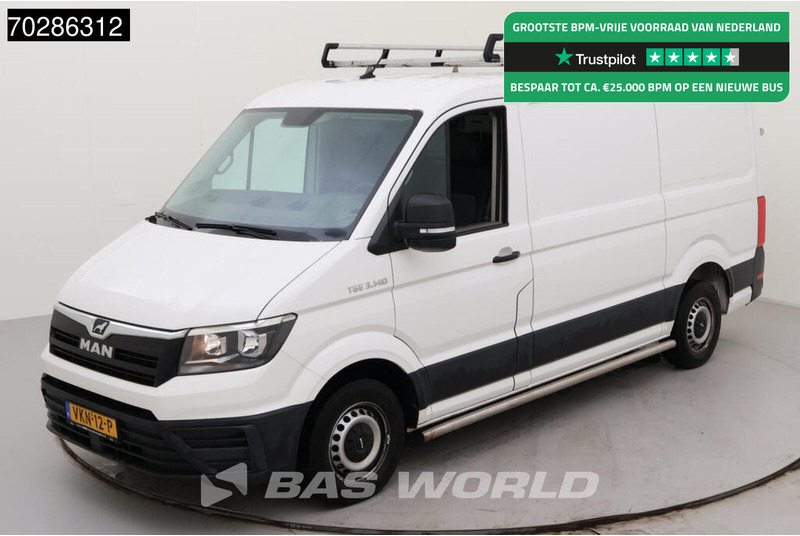 Skåpbil MAN TGE 3.140 COMING SOON! Automaat L3H3 Trekhaak Airco Cruise Imperiaal Euro6 L2H2 Airco Trekhaak Cruise control: bild 1