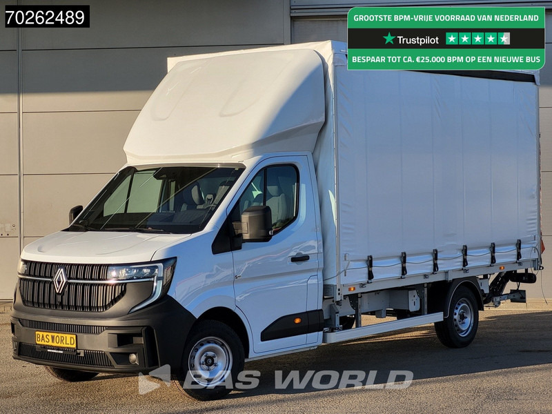 Renault Master 170pk 2025model BPM vrij!! Laadklep Schuifzeil Carplay LED Airco Cruise Bakwagen Meubelbak Zeilenwagen Schuifzeilen Plane Airco Cruise - Transportbil med kapell: bild 1 Renault Master 170pk 2025model BPM vrij!! Laadklep Schuifzeil Carplay LED Airco Cruise Bakwagen Meubelbak Zeilenwagen Schuifzeilen Plane Airco Cruise - Transportbil med kapell: bild 1