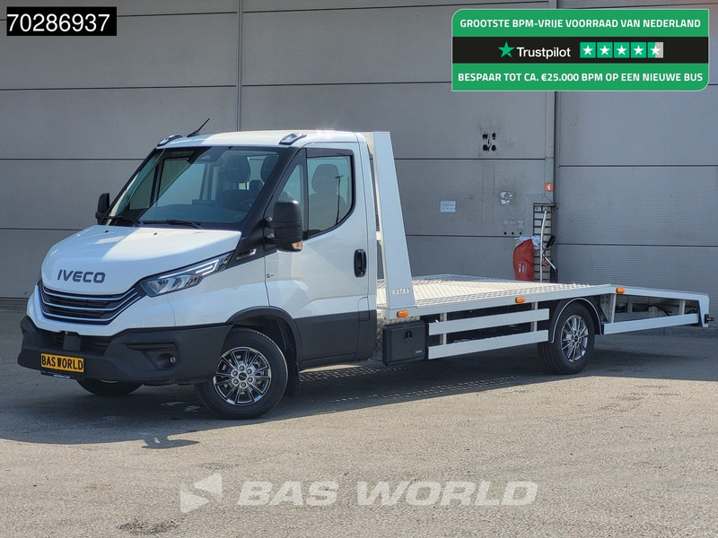 Iveco Daily 35S18 Automaat Autotransporter 3,5t Trekhaak Navi Airco LED ACC Euro6 Oprijwagen Cartransporter Trekhaak - Transportbil: bild 1 Iveco Daily 35S18 Automaat Autotransporter 3,5t Trekhaak Navi Airco LED ACC Euro6 Oprijwagen Cartransporter Trekhaak - Transportbil: bild 1