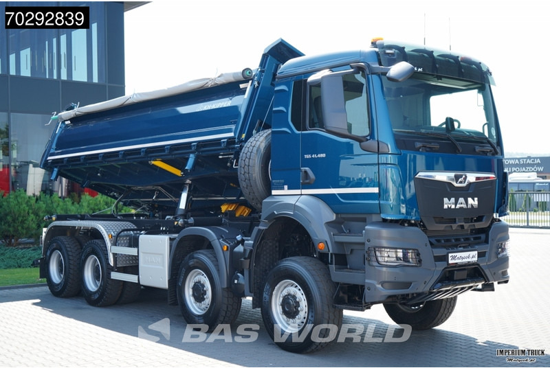 Ny Tippbil lastbil MAN TGS 41.480 TGS 8X8: bild 16