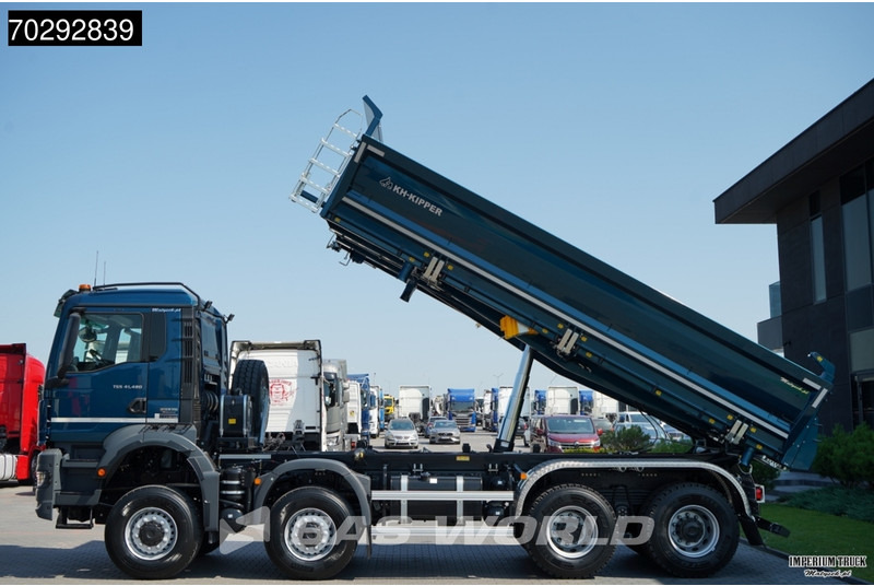 Ny Tippbil lastbil MAN TGS 41.480 TGS 8X8: bild 11