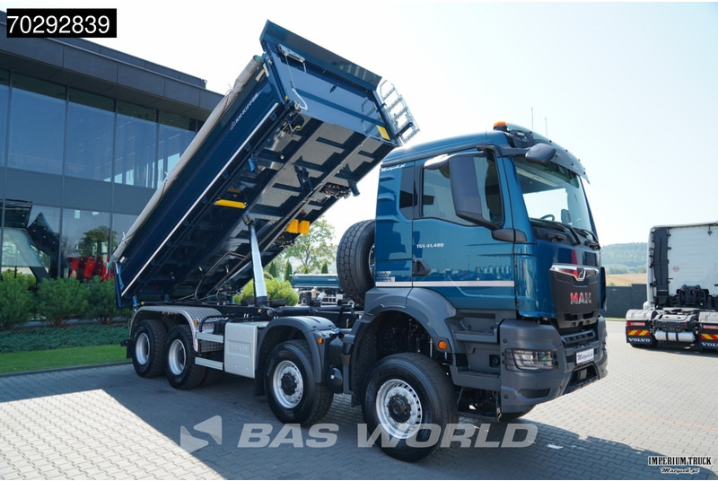 Ny Tippbil lastbil MAN TGS 41.480 TGS 8X8: bild 7