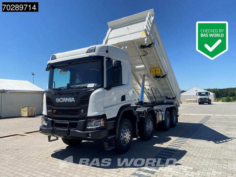 Scania P420 8X4 NEW! 13,5m3 3-way tipper Hardox450 Steel Steelsuspension Euro 6 - Tippbil lastbil: bild 1 Scania P420 8X4 NEW! 13,5m3 3-way tipper Hardox450 Steel Steelsuspension Euro 6 - Tippbil lastbil: bild 1