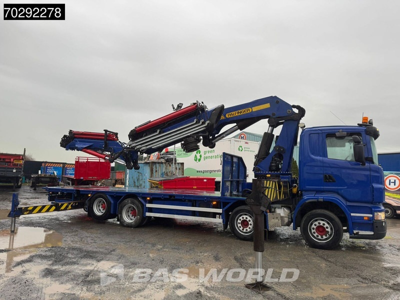 Scania R420 8X2 Palfinger PK100002 Crane Kran + PJ170 JIB Lift Axle Euro 4 - Flakbil, Kranbil: bild 3 Scania R420 8X2 Palfinger PK100002 Crane Kran + PJ170 JIB Lift Axle Euro 4 - Flakbil, Kranbil: bild 3
