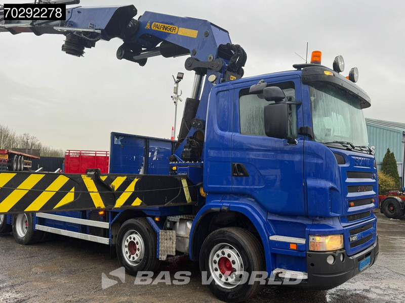 Scania R420 8X2 Palfinger PK100002 Crane Kran + PJ170 JIB Lift Axle Euro 4 - Flakbil, Kranbil: bild 5 Scania R420 8X2 Palfinger PK100002 Crane Kran + PJ170 JIB Lift Axle Euro 4 - Flakbil, Kranbil: bild 5