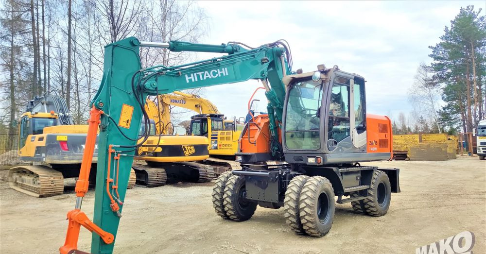 Grävmaskin på däck Hitachi ZX140W-3: bild 7
