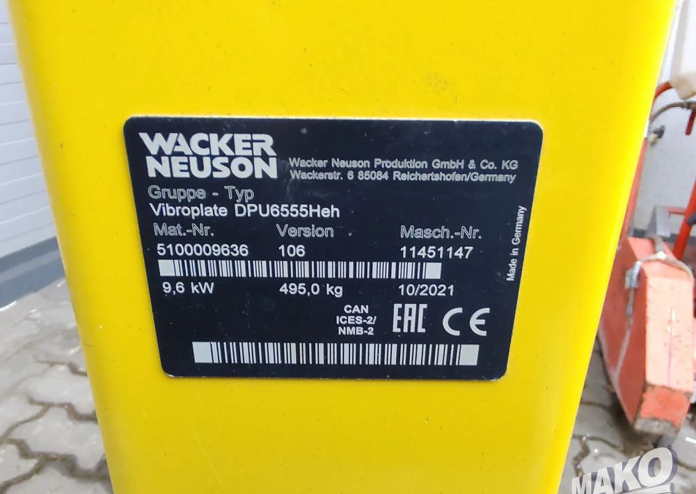 Wacker Neuson DPU6555Heh - Vält: bild 5 Wacker Neuson DPU6555Heh - Vält: bild 5