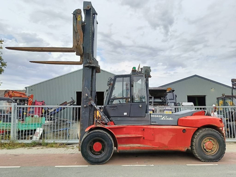 Linde H160 diesel 16T heftruck forklift stapler low mast - Dieseltruck: bild 2 Linde H160 diesel 16T heftruck forklift stapler low mast - Dieseltruck: bild 2