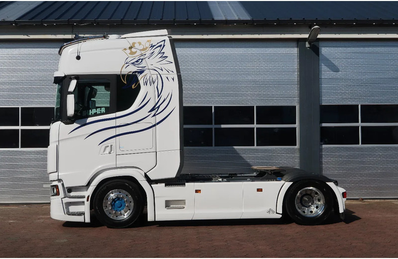 Dragbil Scania 540S NGS FULL AIR/ RETARDER/ ALCOA/ LEATHER/ 2X TANK/ PARK AIRCO: bild 9