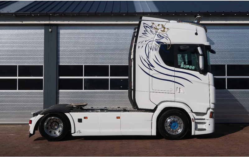 Dragbil Scania 540S NGS FULL AIR/ RETARDER/ ALCOA/ LEATHER/ 2X TANK/ PARK AIRCO: bild 17