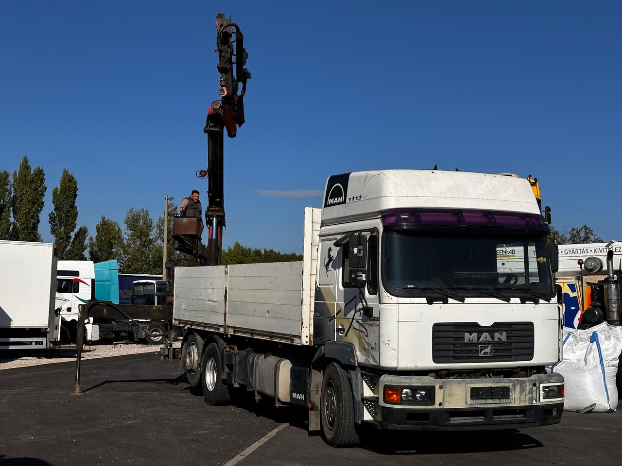 MAN F2000 26.413 Palfinger pk 16000 - Kranbil: bild 4 MAN F2000 26.413 Palfinger pk 16000 - Kranbil: bild 4