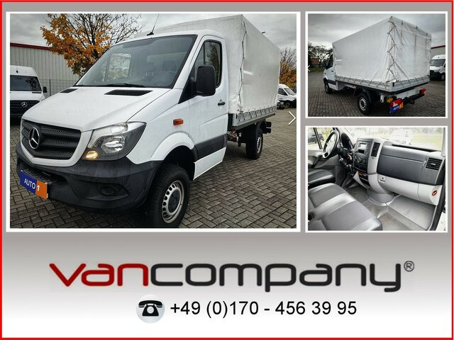 MERCEDES-BENZ Sprinter 316 CDI Pritsche 4x4 Allrad Plane... - Transportbil med flak: bild 1 MERCEDES-BENZ Sprinter 316 CDI Pritsche 4x4 Allrad Plane... - Transportbil med flak: bild 1