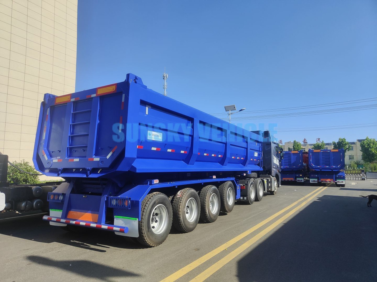 SUNSKY 3/4-Axle Dump Trailer - Tippbil semitrailer: bild 2 SUNSKY 3/4-Axle Dump Trailer - Tippbil semitrailer: bild 2