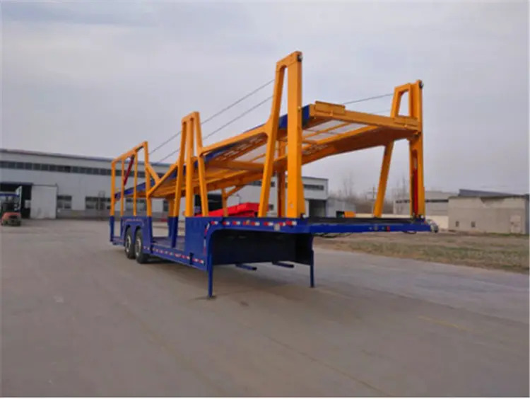 XCMG Official Manufacturer Flat Bed Container Car Transport Semi Truck Trailer - Biltransportbil semitrailer: bild 5 XCMG Official Manufacturer Flat Bed Container Car Transport Semi Truck Trailer - Biltransportbil semitrailer: bild 5