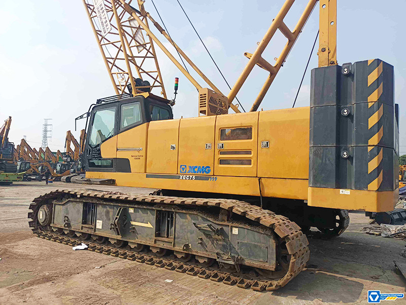 XCMG XGC75 small used 75ton crwler crane mobile with with Main Boom 58m - Bandgående kran: bild 2 XCMG XGC75 small used 75ton crwler crane mobile with with Main Boom 58m - Bandgående kran: bild 2