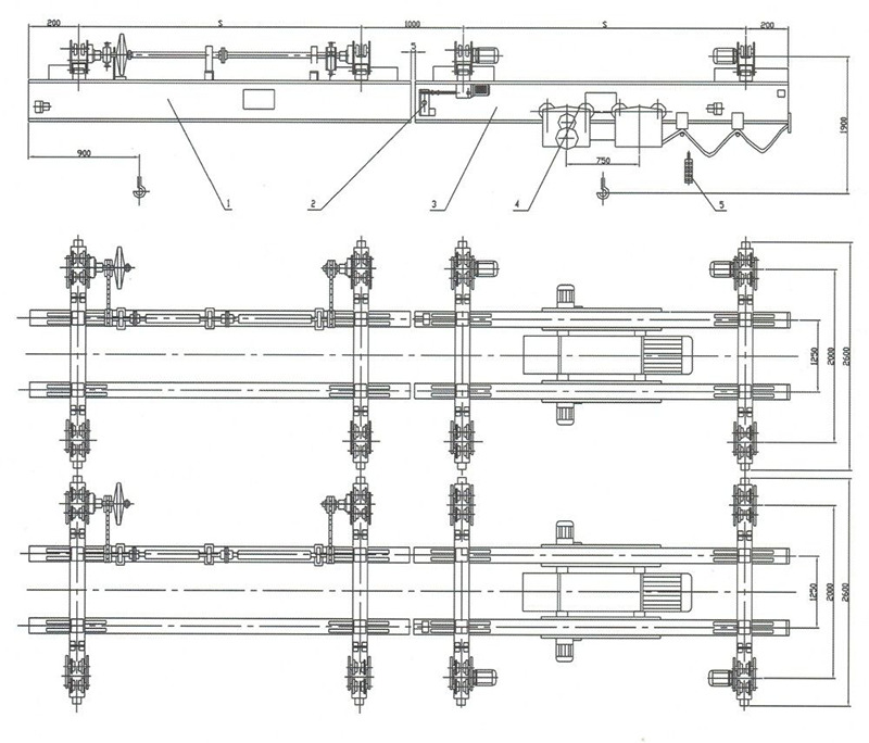XCMG electric double-girder suspension rail-crossing crane - Portalkran: bild 4 XCMG electric double-girder suspension rail-crossing crane - Portalkran: bild 4