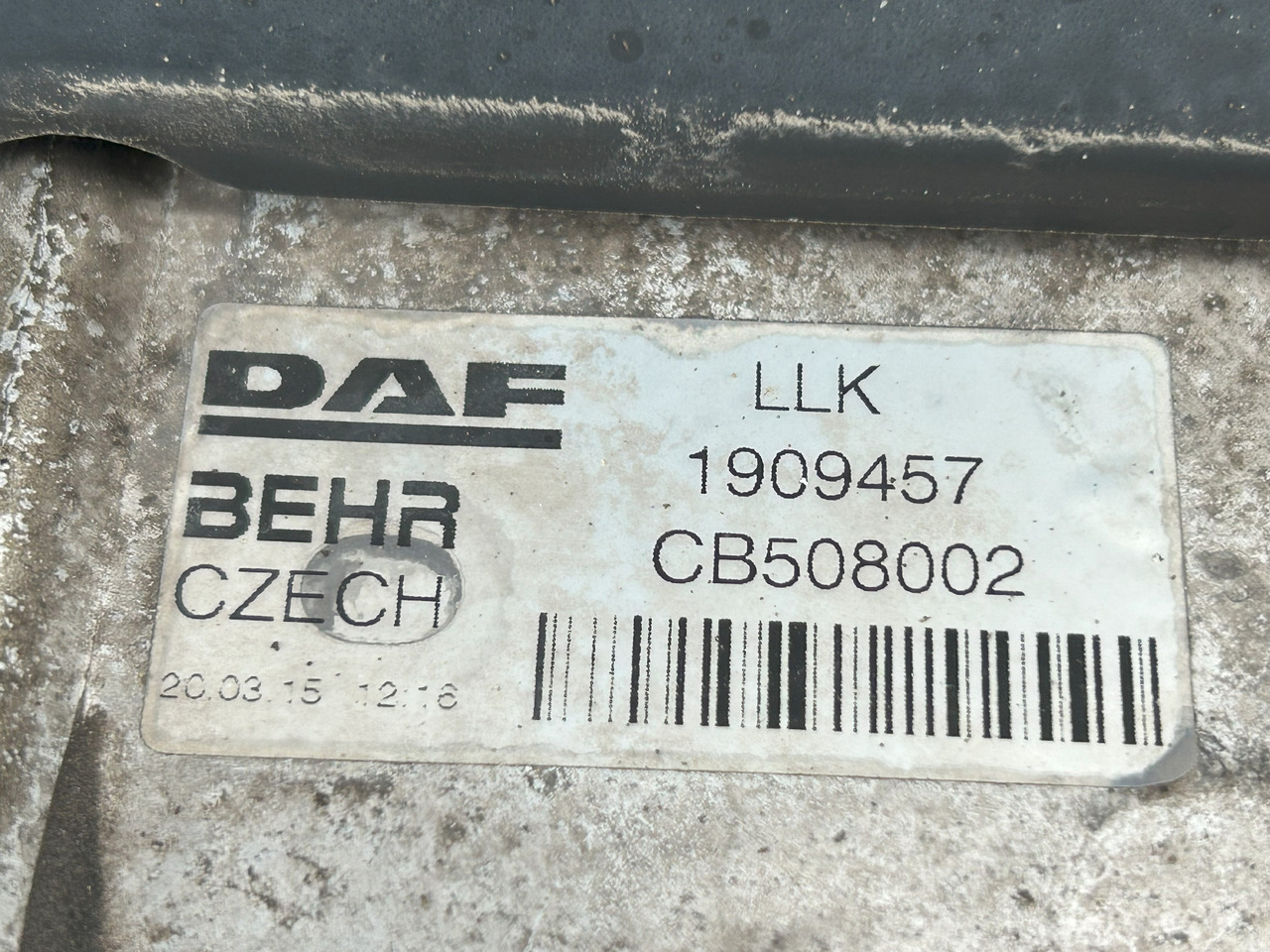 DAF CF EURO 6 COOLER SET - Kylare för Lastbil: bild 5 DAF CF EURO 6 COOLER SET - Kylare för Lastbil: bild 5