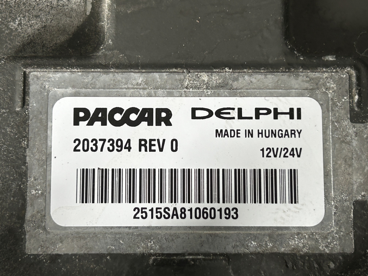 DAF ENGINE CONTROLLER DAF XF 106 480 - Kontrollenhet: bild 4 DAF ENGINE CONTROLLER DAF XF 106 480 - Kontrollenhet: bild 4