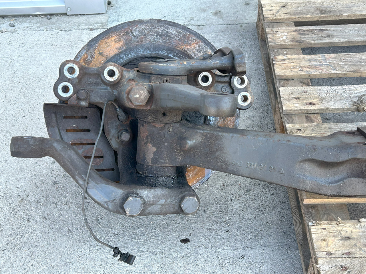 MERCEDES AROCS MP4 AXLE + HUBS HAD HYDRAULIC DRIVE FRONT - Fjädring: bild 2 MERCEDES AROCS MP4 AXLE + HUBS HAD HYDRAULIC DRIVE FRONT - Fjädring: bild 2