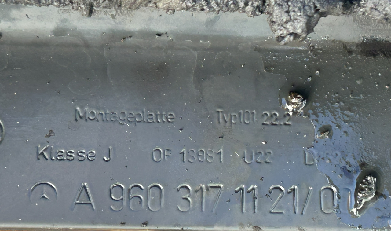 SAF GF GF SK-S 36,2 MERCEDES ACTROS MP4 - Vändskivekoppling för Lastbil: bild 2 SAF GF GF SK-S 36,2 MERCEDES ACTROS MP4 - Vändskivekoppling för Lastbil: bild 2