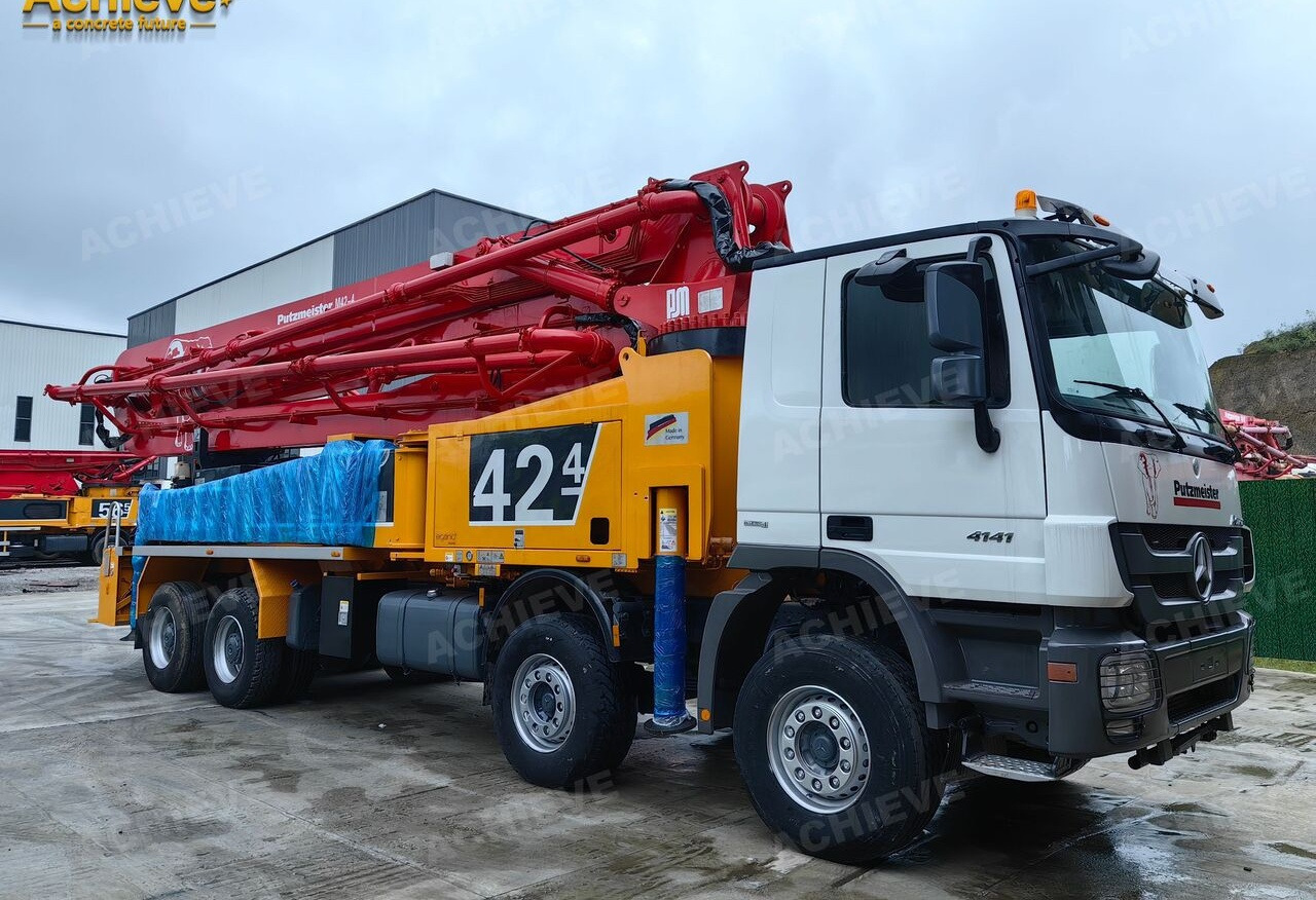 PUTZMEISTER Mercedes-Benz Actros 4141 concrete pumpM42-4R 170 m³【ACHIEVE】TOP CONDITION!!! - Betongpump: bild 1 PUTZMEISTER Mercedes-Benz Actros 4141 concrete pumpM42-4R 170 m³【ACHIEVE】TOP CONDITION!!! - Betongpump: bild 1