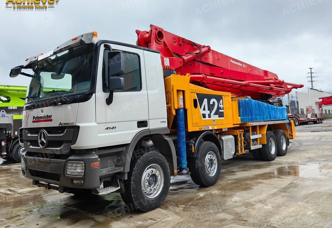 PUTZMEISTER Mercedes-Benz Actros 4141 concrete pumpM42-4R 170 m³【ACHIEVE】TOP CONDITION!!! - Betongpump: bild 2 PUTZMEISTER Mercedes-Benz Actros 4141 concrete pumpM42-4R 170 m³【ACHIEVE】TOP CONDITION!!! - Betongpump: bild 2