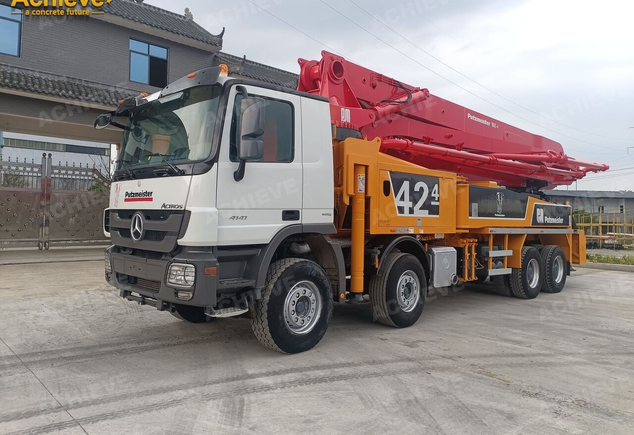 PUTZMEISTER Mercedes-Benz Actros 4141 concrete pumpM42-4R 170 m³【ACHIEVE】TOP CONDITION!!! - Betongpump: bild 5 PUTZMEISTER Mercedes-Benz Actros 4141 concrete pumpM42-4R 170 m³【ACHIEVE】TOP CONDITION!!! - Betongpump: bild 5
