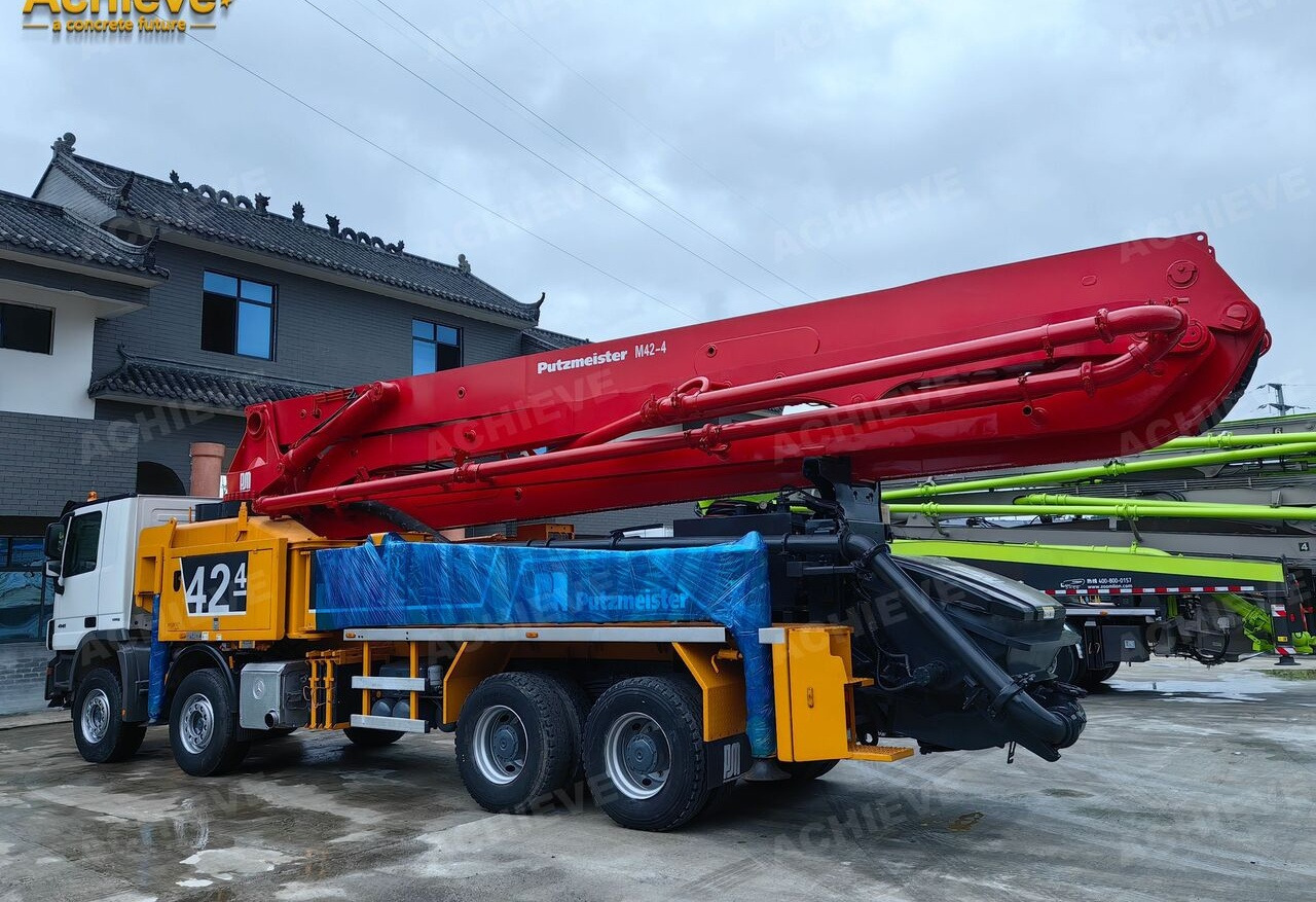 PUTZMEISTER Mercedes-Benz Actros 4141 concrete pumpM42-4R 170 m³【ACHIEVE】TOP CONDITION!!! - Betongpump: bild 3 PUTZMEISTER Mercedes-Benz Actros 4141 concrete pumpM42-4R 170 m³【ACHIEVE】TOP CONDITION!!! - Betongpump: bild 3