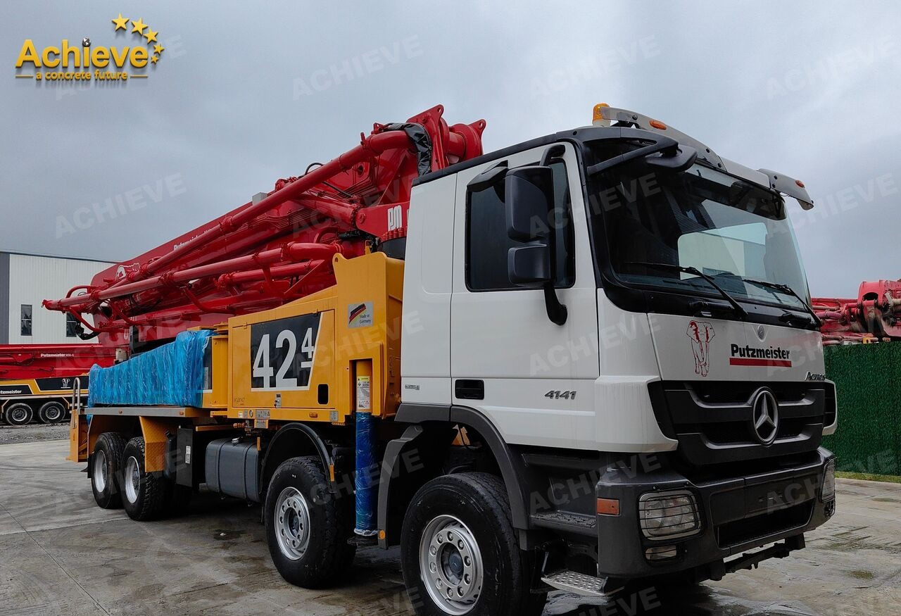 PUTZMEISTER Mercedes-Benz Actros 4141 concrete pumpM42-4R 170 m³【ACHIEVE】TOP CONDITION!!! - Betongpump: bild 4 PUTZMEISTER Mercedes-Benz Actros 4141 concrete pumpM42-4R 170 m³【ACHIEVE】TOP CONDITION!!! - Betongpump: bild 4